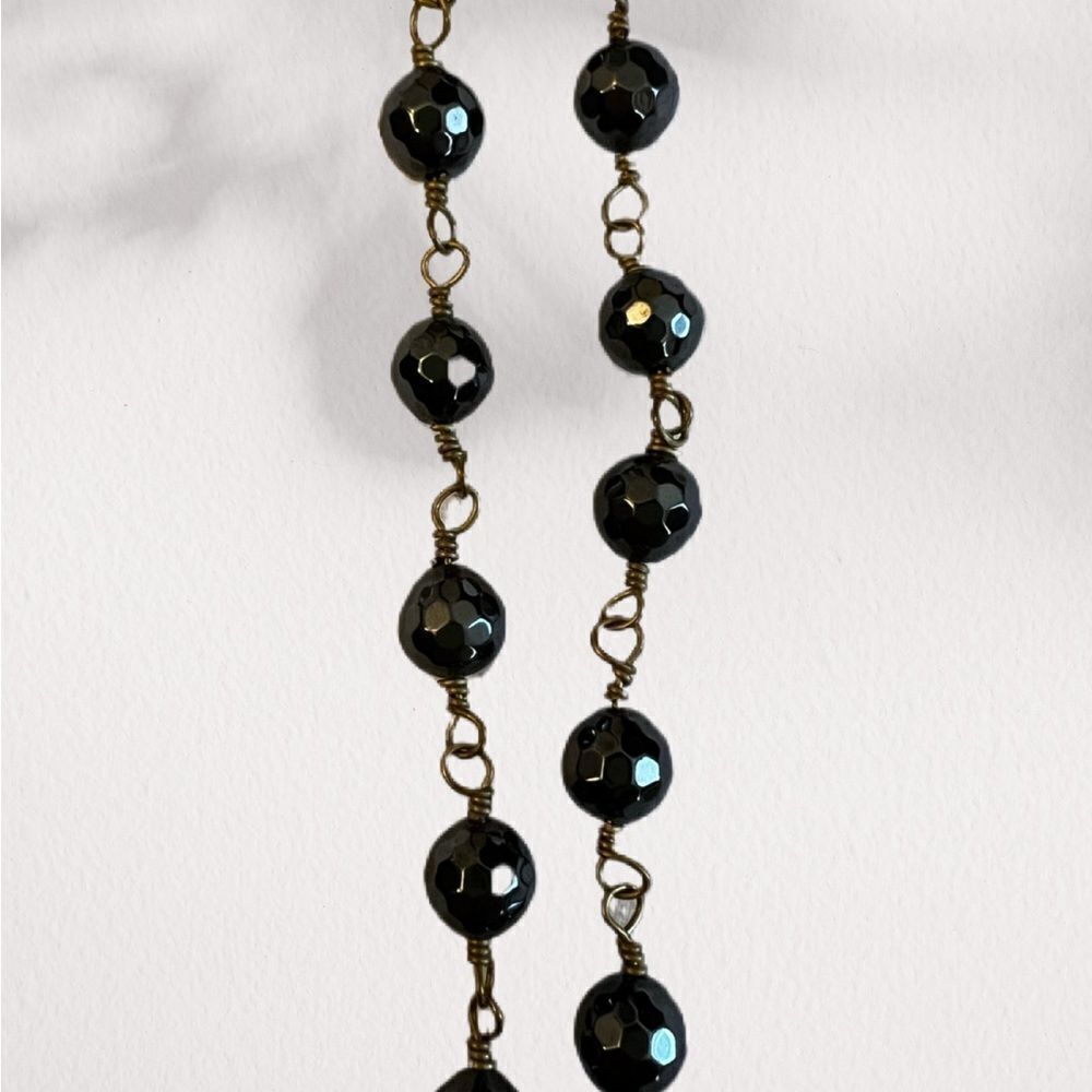 20” double necklace with genuine druzy quartz - Picture 5 of 6